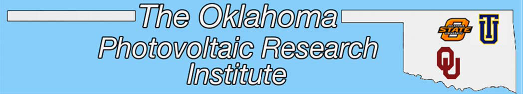 Logo for the Oklahoma Photovoltaic Research Institute Logo for the Oklahoma Photovoltaic Research Institute